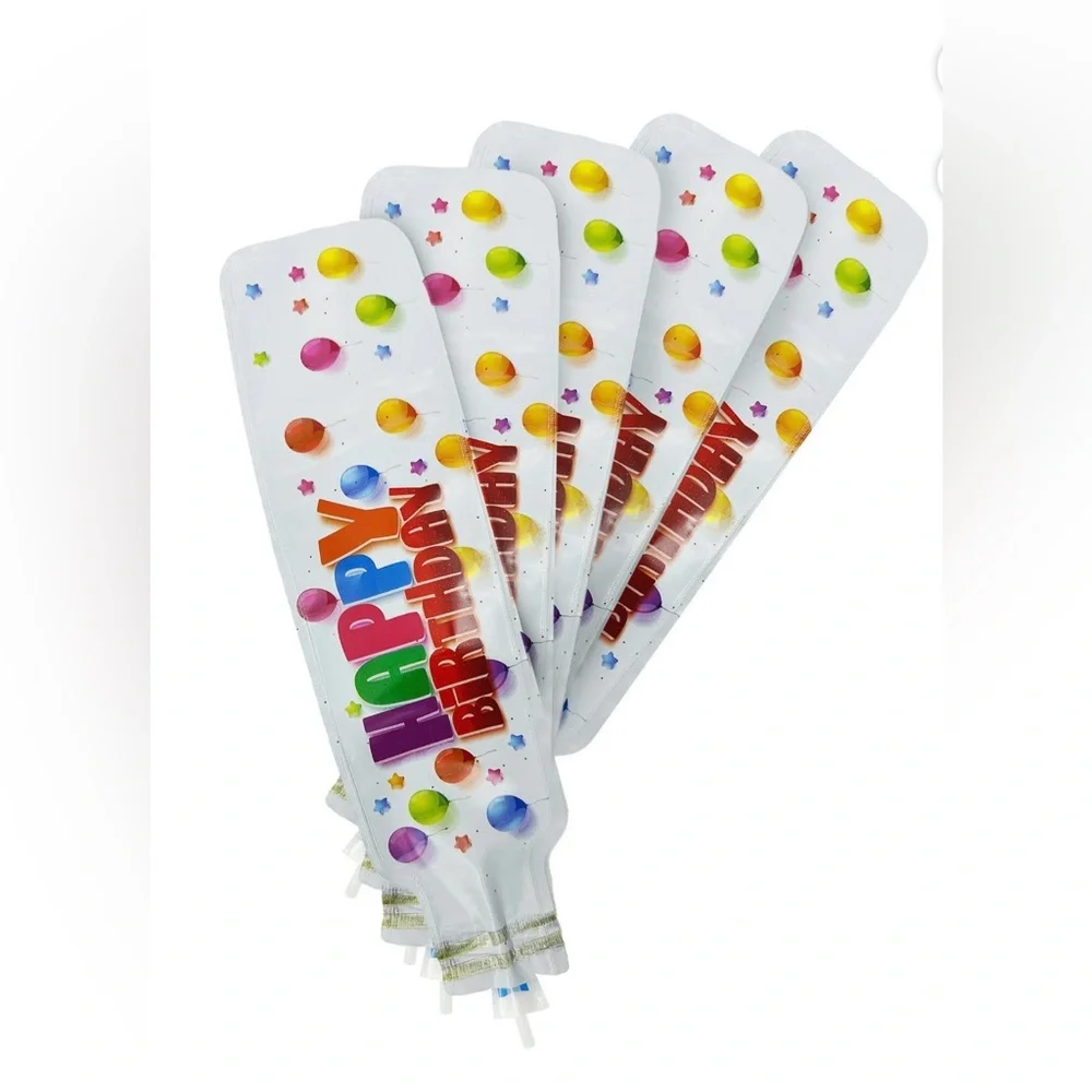 Confetti Party Poppers - Multicolor 5 pack